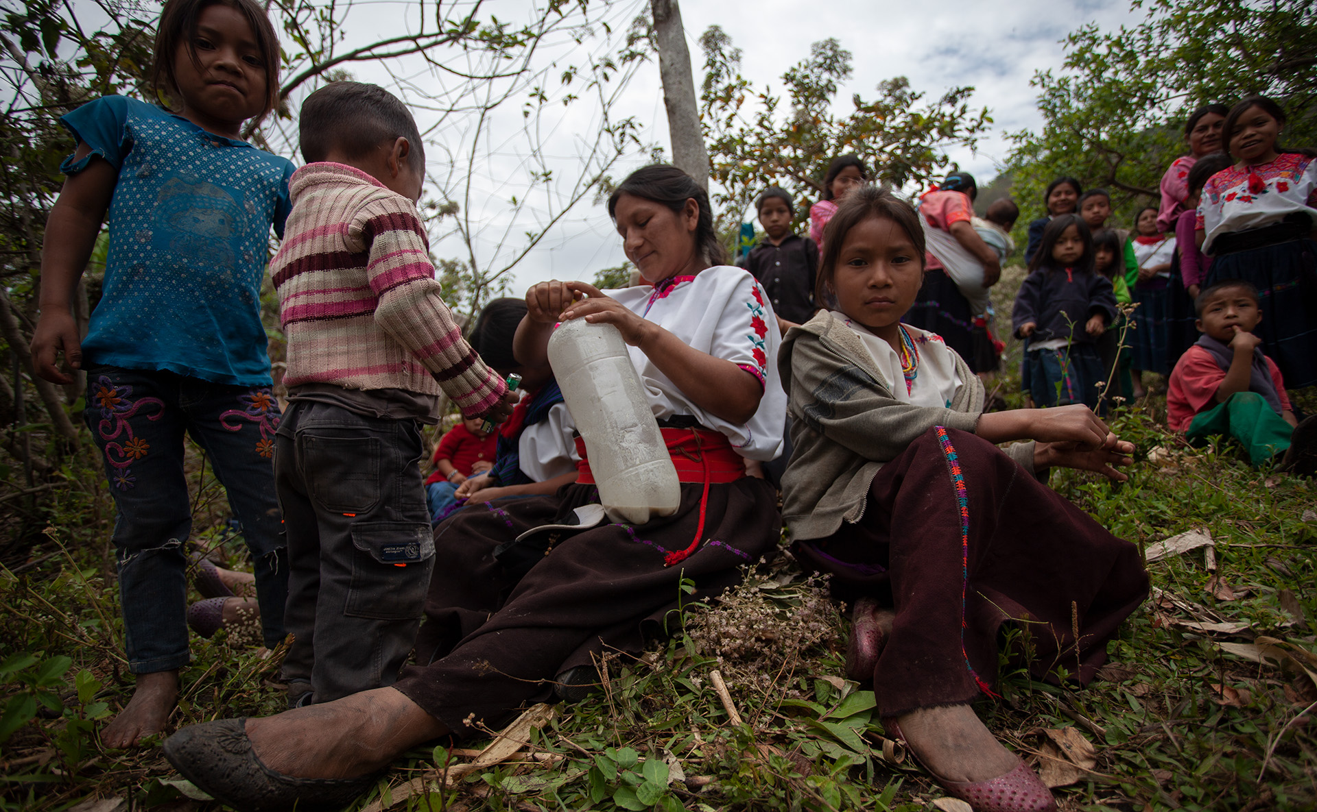 
<br>Exigen apoyo a desplazados por la violencia en Chiapas
