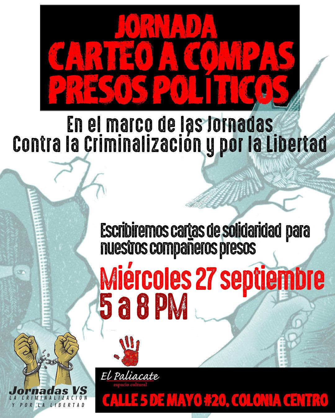 Jornada de Carteo en el Paliacate, SCLC, Chiapas