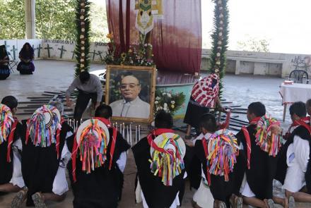 Jtotik Samuel celebró en Acteal la misa de Navidad más triste