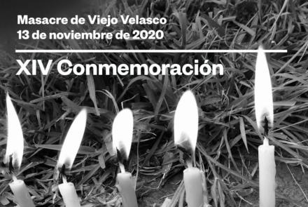 Por la memoria de la masacre en Viejo Velasco